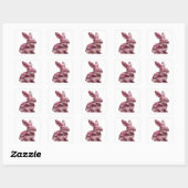Verse Abstracte Zilveren Sticker (Vel)