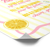 Verse Afgestudeerd Afstudeerfeest Limonade Bar Poster (Hoek)
