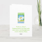 Verse als Daisy-Moederdag Kaart (Achterkant)