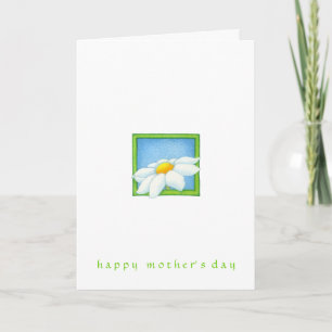 Verse als Daisy-Moederdag Kaart