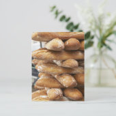 Verse ambachtelijke baguettes briefkaart (Staand voorkant)