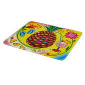Verse Ananas Zomer Tinten Snijplank (Hoek)