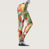 Verse appel aquarel ontwerp leggings (Rechts)