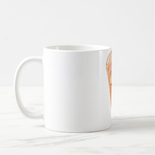 Verse appel ijslolly koffiemok (Links)