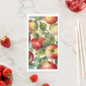 Verse appels aquarel ontwerp servet (Insitu)