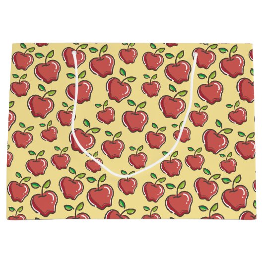 Verse appels Grote Gift Bag Groot Cadeauzakje (Voorkant)