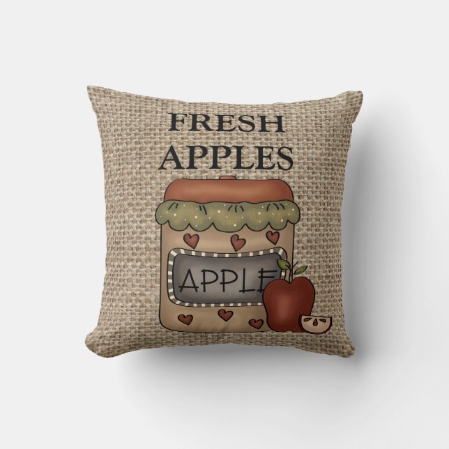 Verse appels uit het land kussen (Voorkant)
