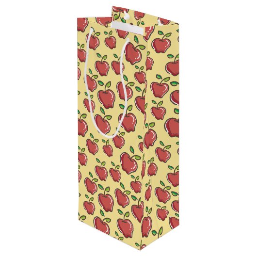 Verse appelwijn wijn cadeautas (Achterkant Gekanteld)
