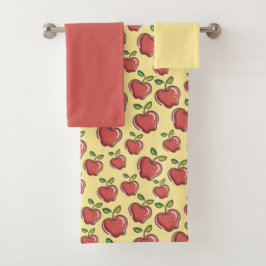 Verse Apple.Bathroom Towel Set Bad Handdoek