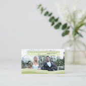 Verse Aqua Pastel Gradient Moderne Levendige Huwel Informatiekaartje (Staand voorkant)