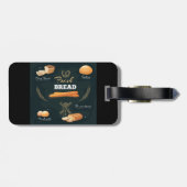 Verse Artisan Brood Bakkerij Loaf Rolls Baguette Bagagelabel (Achterkant horizontaal)