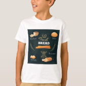 Verse Artisan Brood Bakkerij Loaf Rolls Baguette T-shirt (Voorkant)