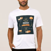 Verse Artisan Brood Bakkerij Loaf Rolls Baguette T-shirt (Voorkant)