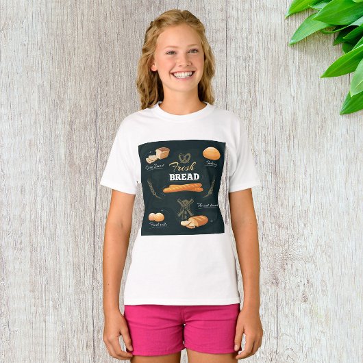 Verse Artisan Brood Bakkerij Loaf Rolls Baguette T-shirt