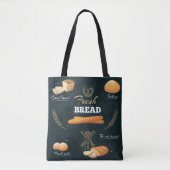 Verse Artisan Brood Bakkerij Loaf Rolls Baguette Tote Bag (Voorkant)