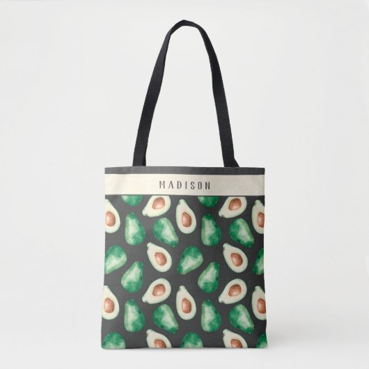 Verse avocado markt tote bag (Voorkant)