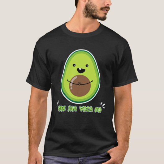 Verse Avocado Vegan Koel Fruitig T-shirt (Voorkant)