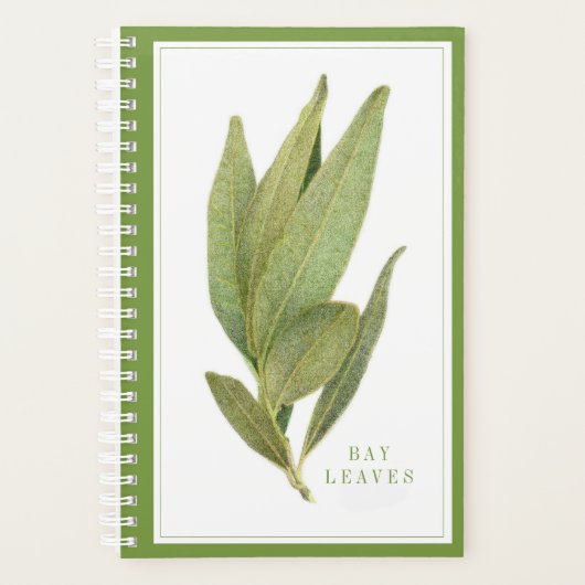 VERSE BAAI BLADEREN 5.5x8.5 Planner / Groen (Voorkant)