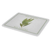 VERSE BAAI BLADEREN 6x7 glazen snijplank (Hoek)