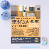 Verse badkamerportret, keuken- en badkamer Fitter Flyer (Enkel)