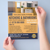 Verse badkamerportret, keuken- en badkamer Fitter Flyer (Hand)