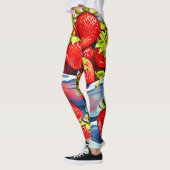Verse bak met aardbeien leggings (Links)