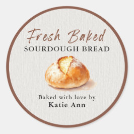 Verse Bak Sourdough Brood Thuisbakkerij Sticker