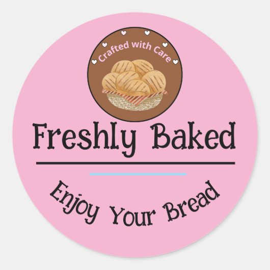 Verse Bak Stickers voor Bakkerijen (Voorkant)