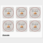 Verse Bakdeeg Zuurdesem Labels Bakkerij Sticker (Vel)
