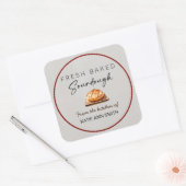 Verse Bakdeeg Zuurdesem Labels Bakkerij Sticker (Envelop)