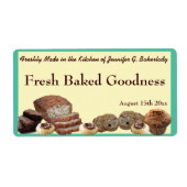 Verse Baked Goods Variety Packaging Versie 2 Etiket (Voorkant)