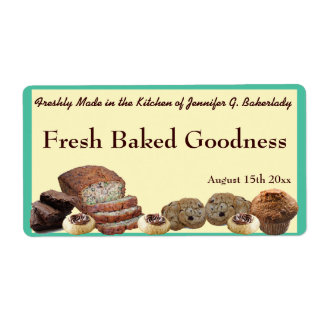 Verse Baked Goods Variety Packaging Versie 2 Etiket