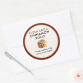 Verse Bakken Kaneelrol Labels | Bakkerij Sticker (Envelop)