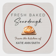 Verse Bakkerij Sourdough Bakkerij Label Stickers V