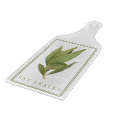 VERSE BAY BLADEREN Glas snijplank peddel (Hoek)