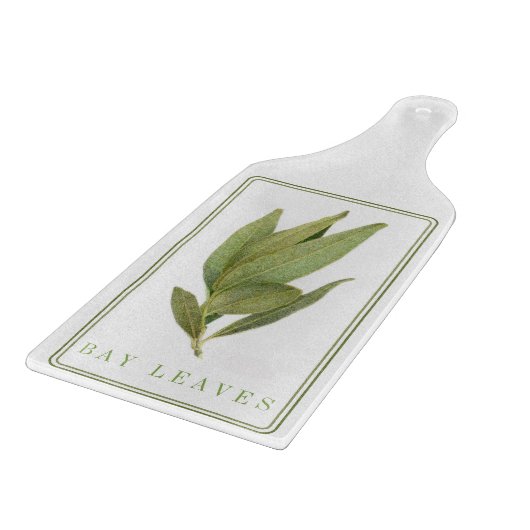 VERSE BAY BLADEREN Glas snijplank peddel (Hoek)