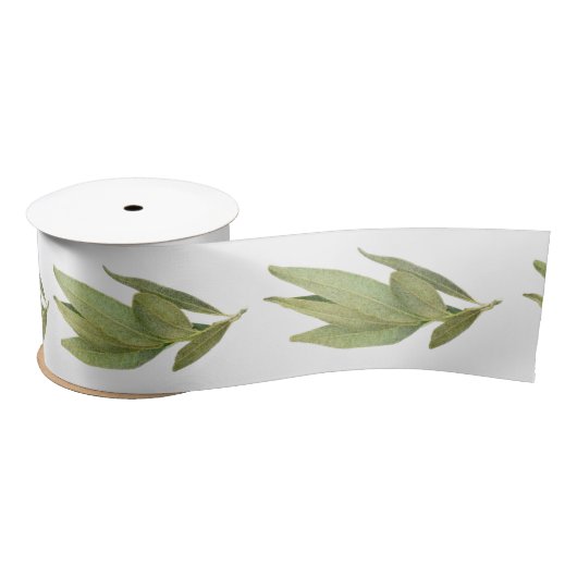 VERSE BAYBLADEREN 7,5 CM BREED SATijnen LINT (Spoel)