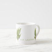 VERSE BAYBLADEREN Espresso Kopje Kop (Voorkant rechts)