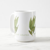 VERSE BAYBLADEREN Hoge Witte Mok (Voorkant links)