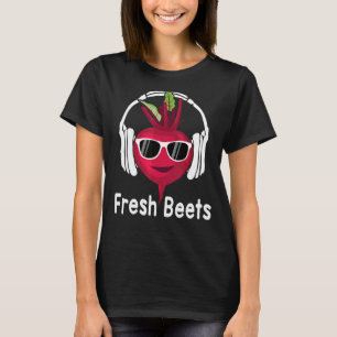 Verse Beets Cool Beet Hoofdtelefoon Muziek Beat Pu T-shirt