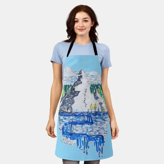 verse berg schort (Gedragen)