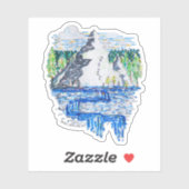 verse berg sticker (Vel)