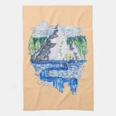 verse berg theedoek (Verticaal)