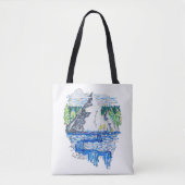 verse berg tote bag (Voorkant)