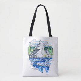 verse berg tote bag