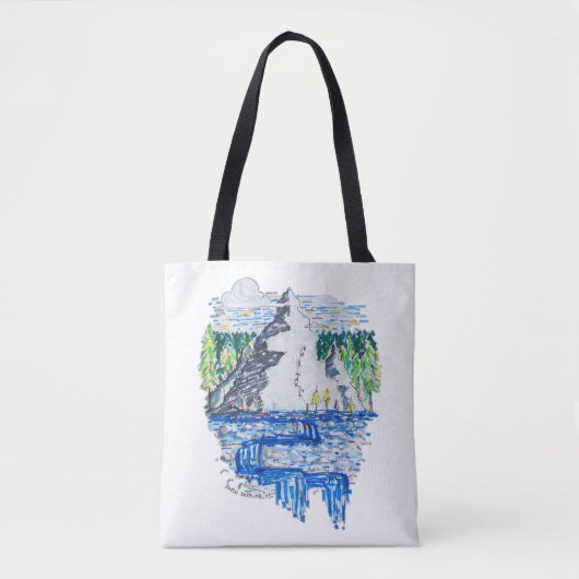 verse berg tote bag (Voorkant)