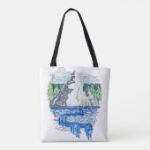 verse berg tote bag (Achterkant)