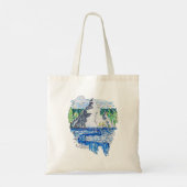 verse berg tote bag (Achterkant)