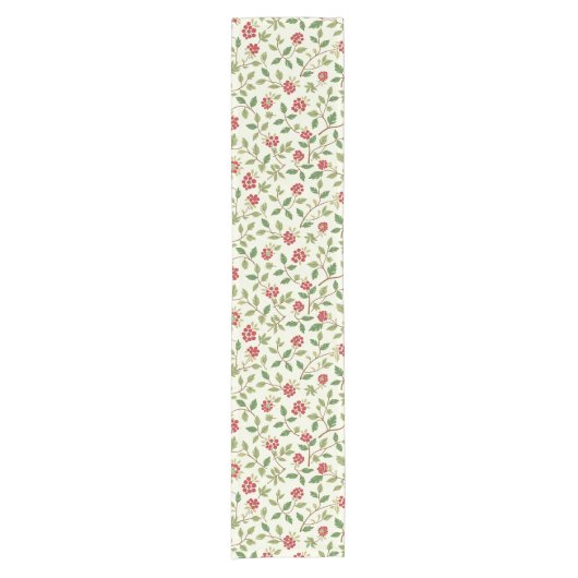 verse bessen en bladeren korte tafelloper (Voorkant)