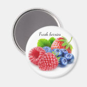 Verse bessen magneet (Voorkant / Achterkant)